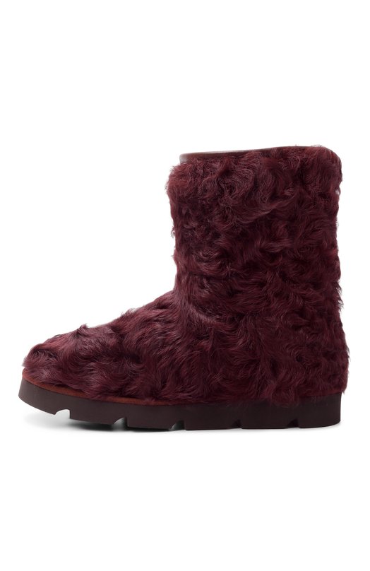 Полусапоги из овчины Brunello Cucinelli MZCHG3122 Бордовый  MZCHG3122 Фото 4
