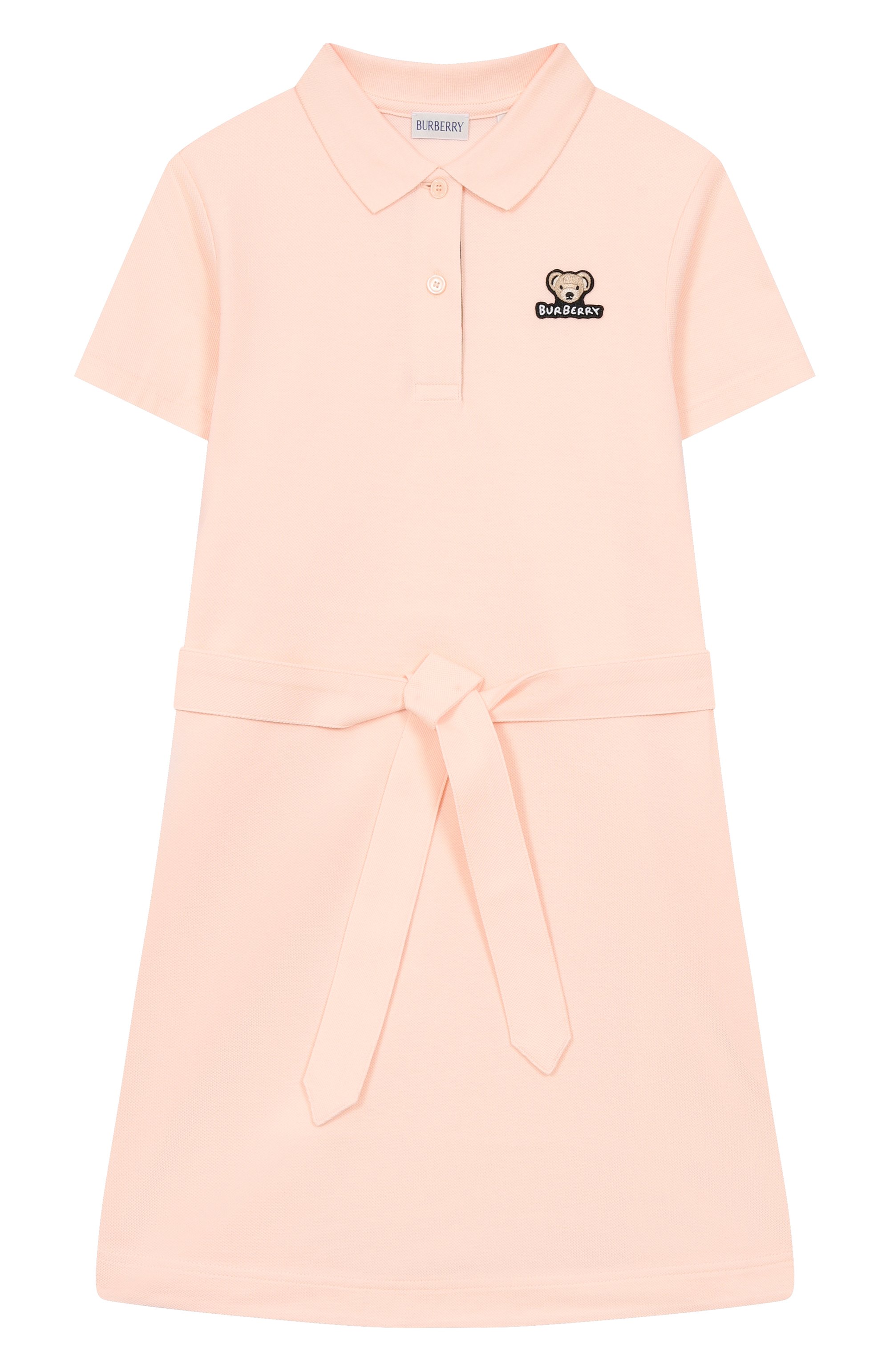 Хлопковое платье BURBERRY светло-розового цвета по цене 32000 руб., арт. 8111906, фото 1 Хлопковое платье BURBERRY, арт. 8111906, фото 1