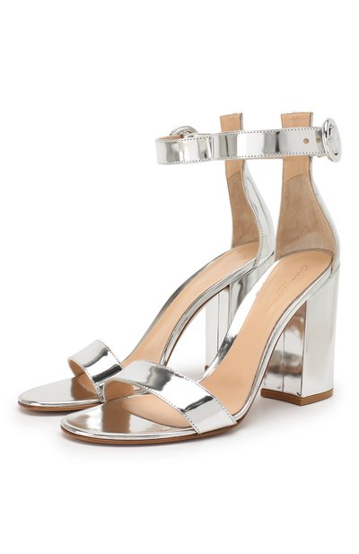 Кожаные босоножки versilia GIANVITO ROSSI, арт. G60379.00RIC.METARGE, фото 1