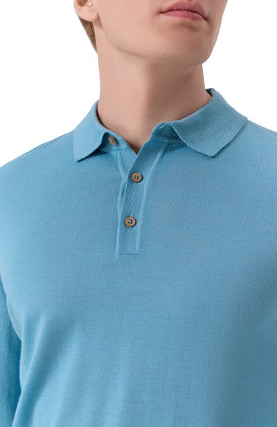 Шерстяное поло BOSS, арт. 50476355, фото 5