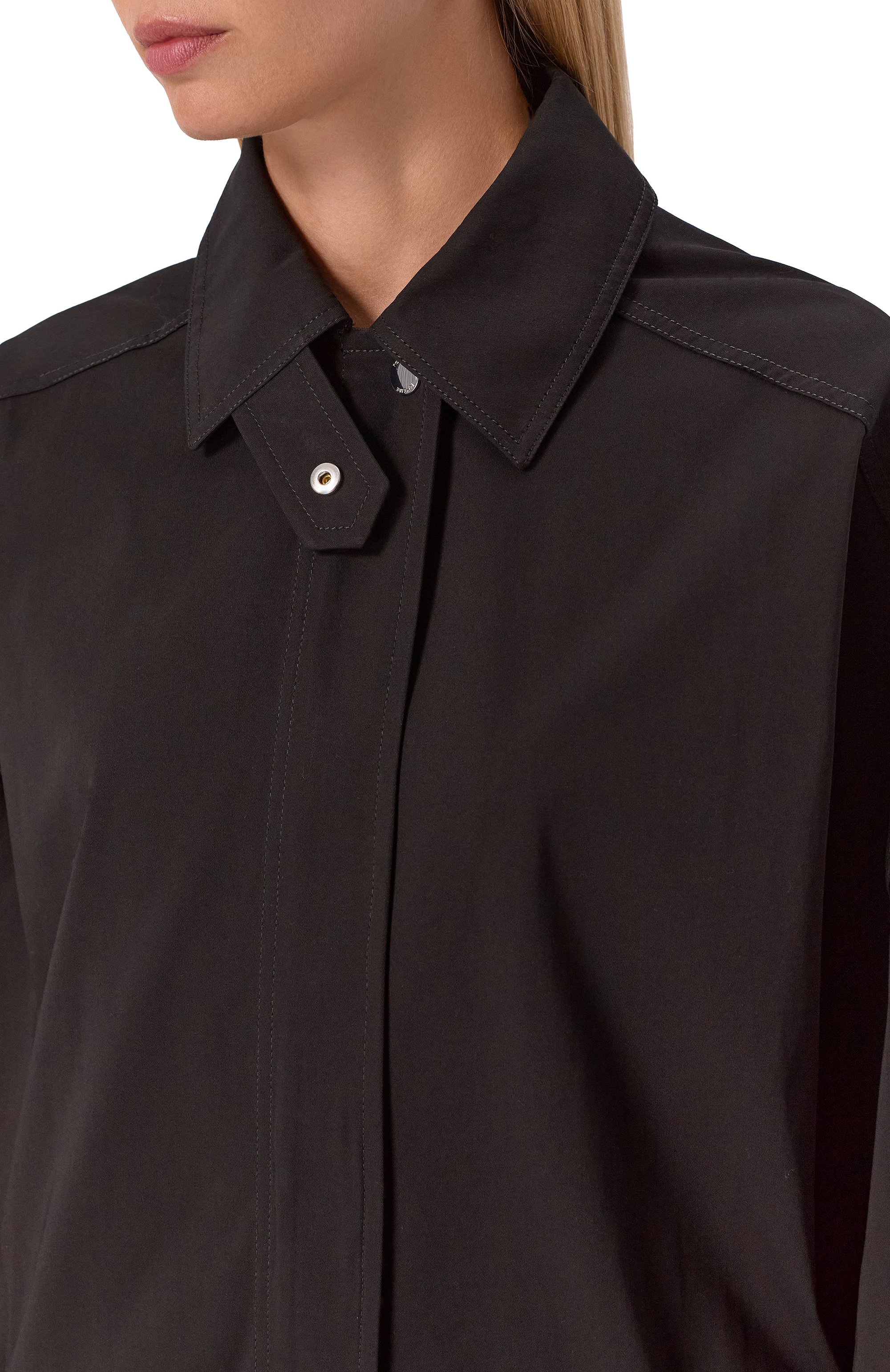 Хлопковый плащ TOTEME, арт. 253-WR00220-FB0490, фото 5