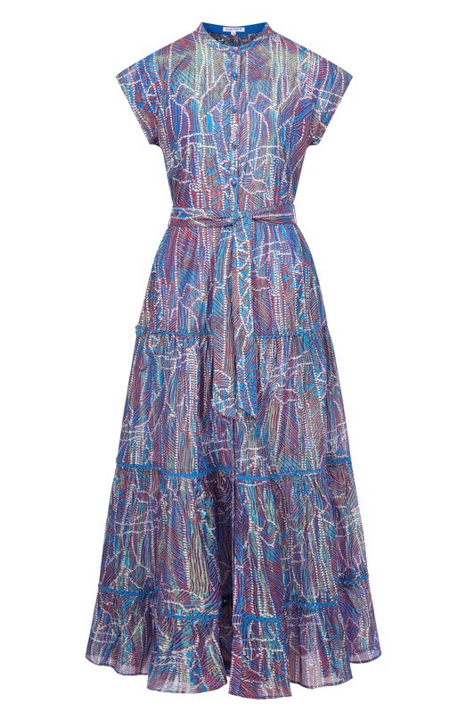 Хлопковое платье Poupette St Barth WK2R26LCXAKB Разноцветный WK2R26LCXAKB