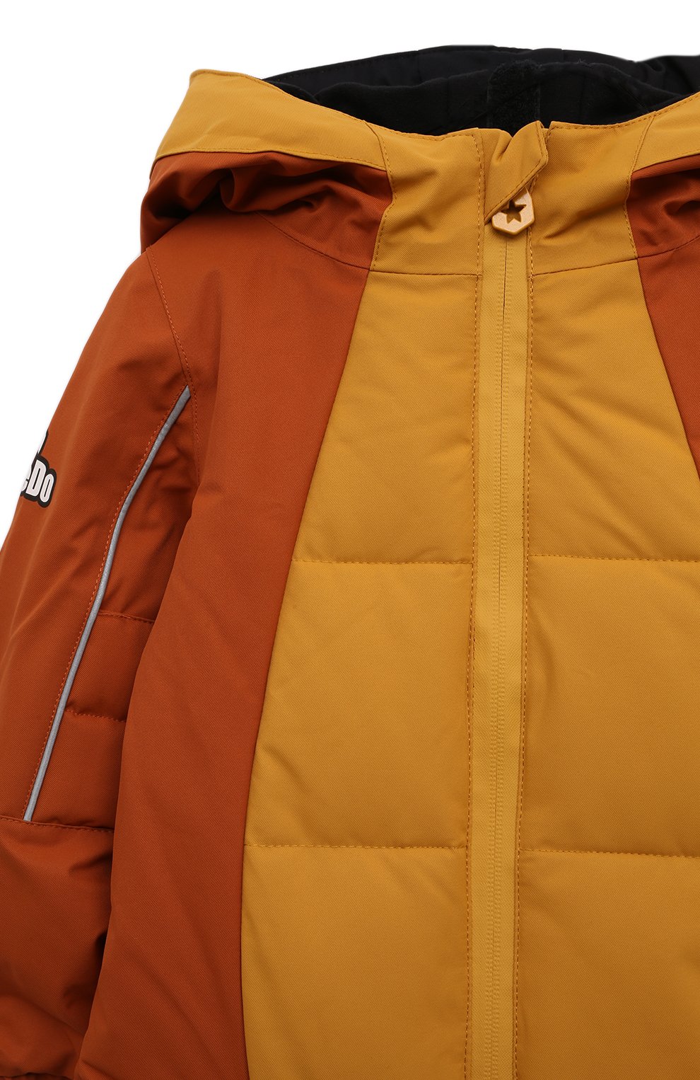 Утепленный комбинезон WEEDO оранжевого цвета по цене 28100 руб., арт. FOX24JSLBGB4, фото 3 Утепленный комбинезон WEEDO, арт. FOX24JSLBGB4, фото 3