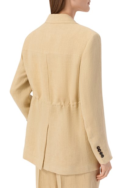 Льняной жакет MAX MARA STUDIO, арт. MSTADESS0, фото 4