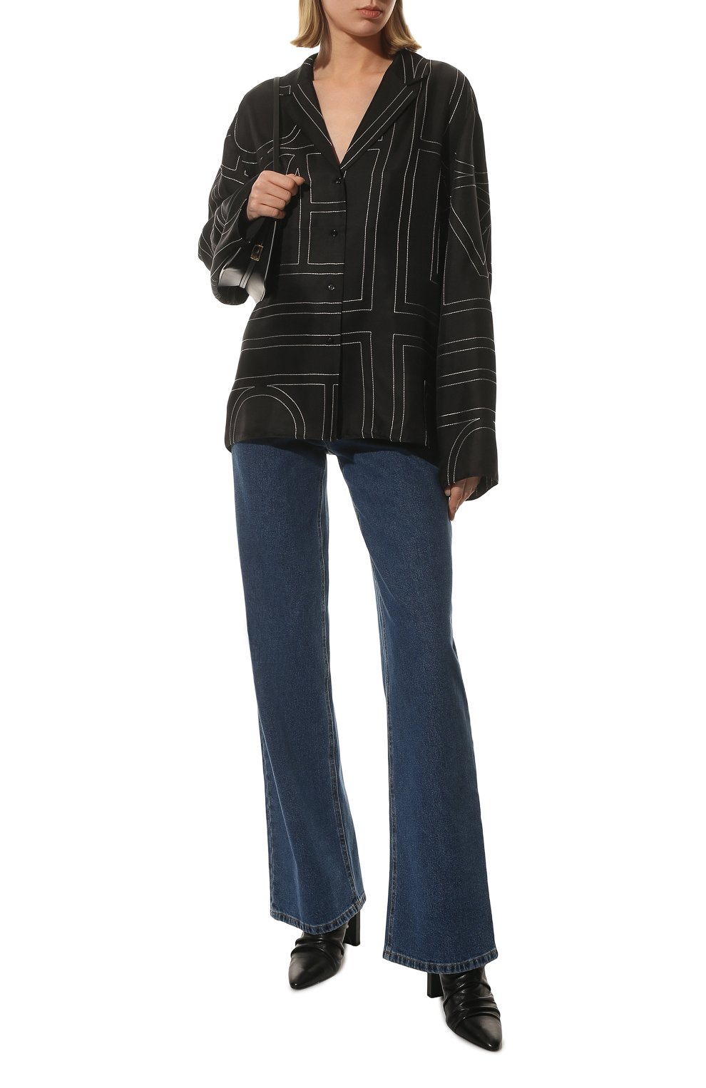 Атласная блузка TOTEME, арт. 213-755-707, фото 2