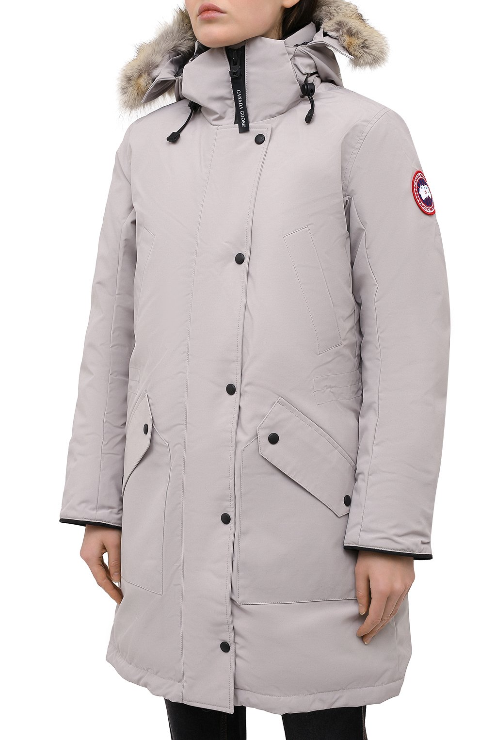 Пуховая парка CANADA GOOSE серого цвета по цене 140500 руб., арт. 6555L, фото 3 Пуховая парка CANADA GOOSE, арт. 6555L, фото 3