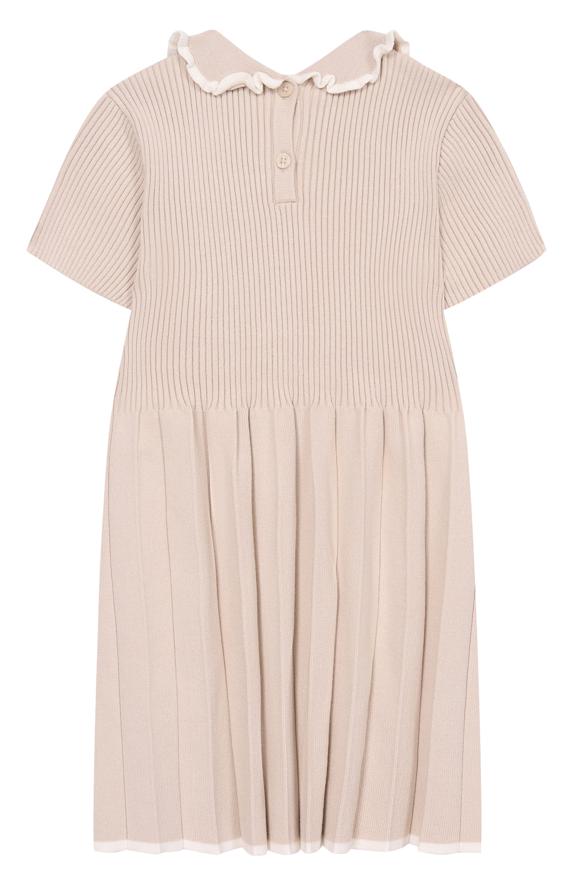 Платье EMPORIO ARMANI светло-бежевого цвета по цене 16650 руб., арт. EG000769/AF22788, фото 2 Платье EMPORIO ARMANI, арт. EG000769/AF22788, фото 2