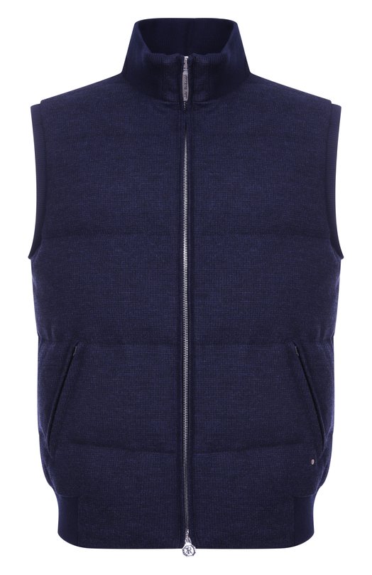 Шерстяной жилет Stefano Ricci MZJ5400310/W0008P Синий MZJ5400310/W0008P
