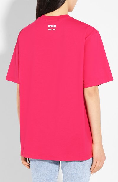 Хлопковая футболка MSGM, арт. 2842MDM273 207498, фото 4
