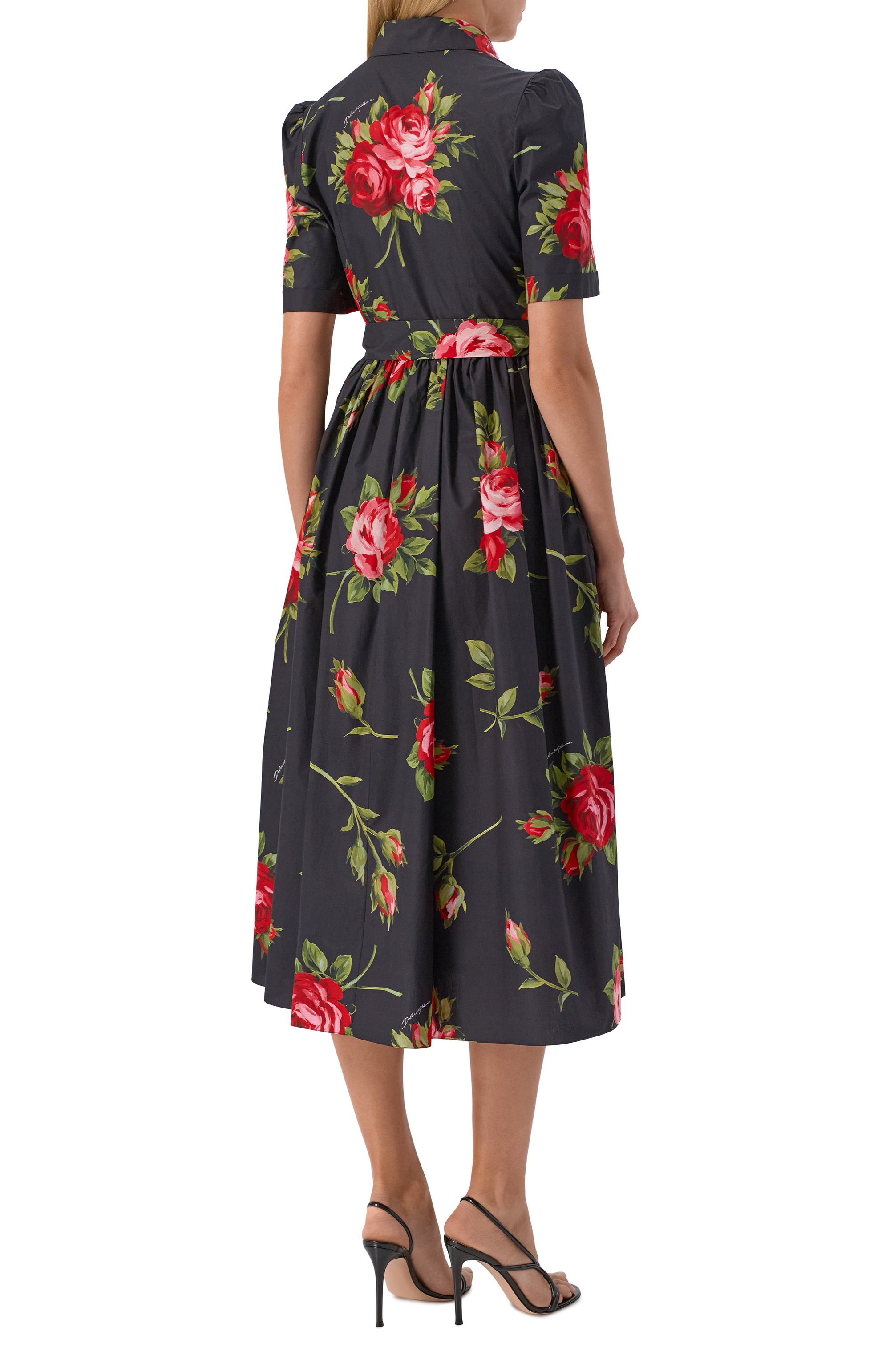 Хлопковое платье DOLCE & GABBANA, арт. F6JFNT/HS5UT, фото 3