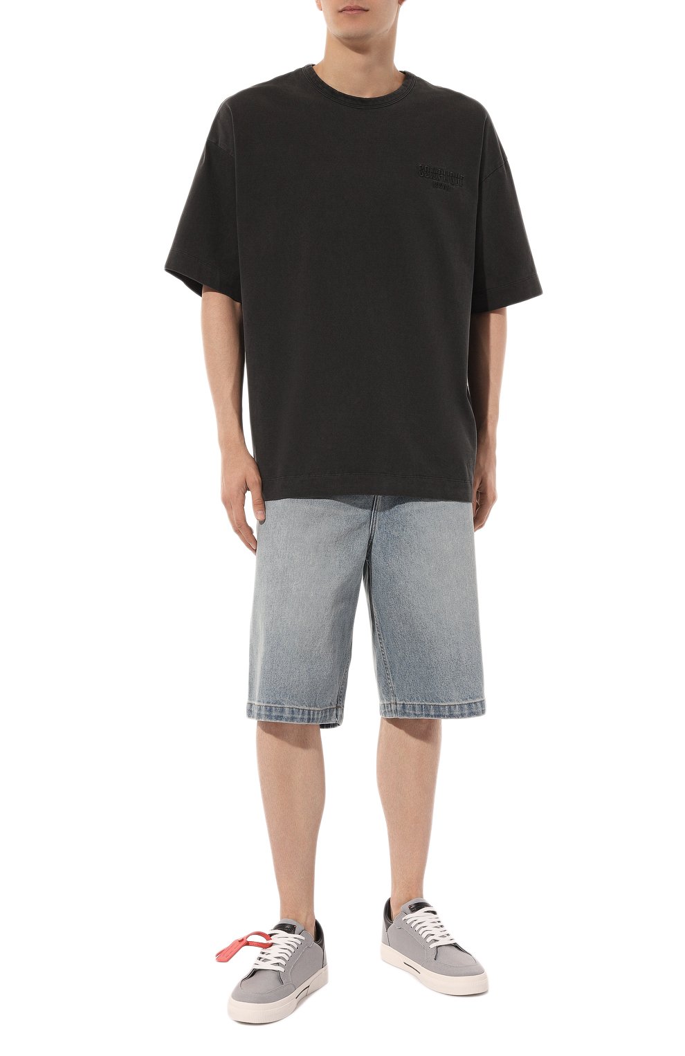 Джинсовые шорты RHUDE голубого цвета по цене 99500 руб., арт. RHSS24SH20012305, фото 2 Джинсовые шорты RHUDE, арт. RHSS24SH20012305, фото 2