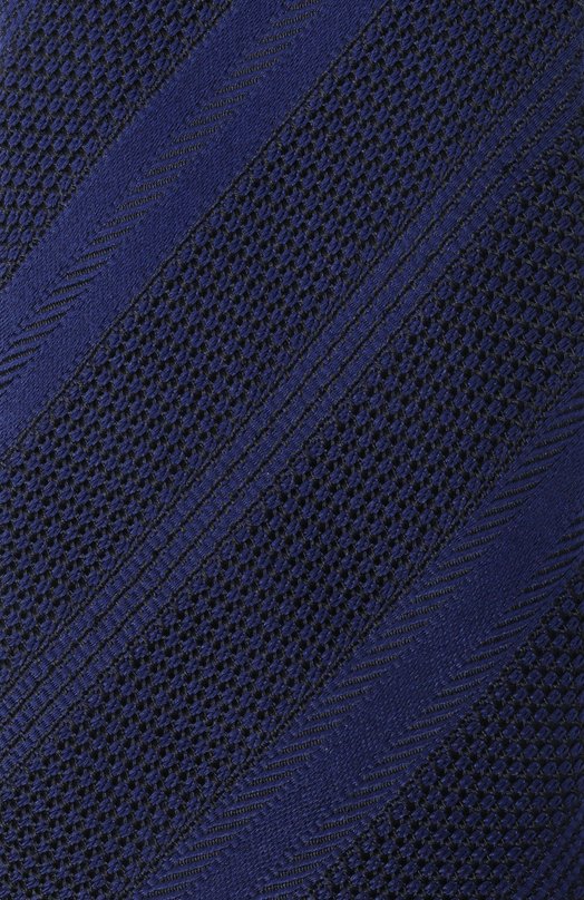 Шелковый галстук Zilli CRAV02M0600VRTE00 Синий  CRAV02M0600VRTE00 Фото 4