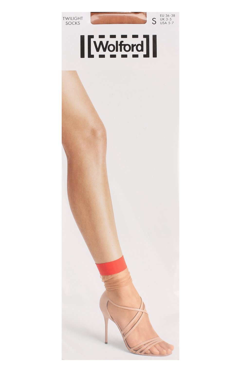 Носки twilight socks WOLFORD бежевого цвета по цене 2300 руб., арт. 40519, фото 1 Носки twilight socks WOLFORD, арт. 40519, фото 1