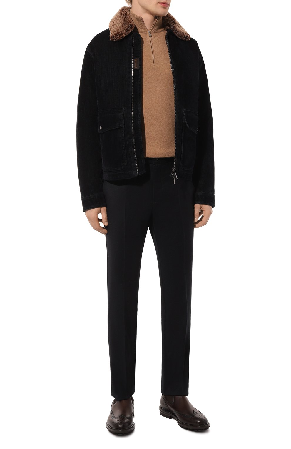 Шерстяные брюки BERWICH, арт. SPIAGGIA20 ALC/RD5470, фото 2