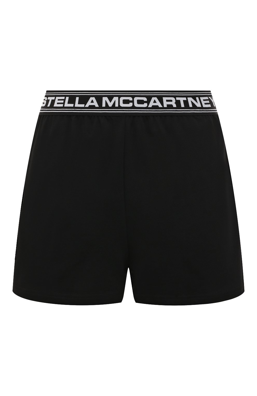 Хлопковые шорты STELLA MCCARTNEY черного цвета по цене 29950 руб., арт. S7N1E1740, фото 1 Хлопковые шорты STELLA MCCARTNEY, арт. S7N1E1740, фото 1