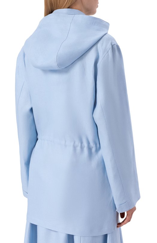 Льняная парка MVST M26.2PW.0024/T30 Голубой  M26.2PW.0024/T30 Фото 4