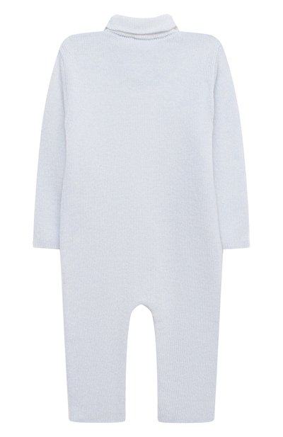 Кашемировый комбинезон BABY T голубого цвета по цене 22000 руб., арт. 20AIC881TZ/18M-3A, фото 2 Кашемировый комбинезон BABY T, арт. 20AIC881TZ/18M-3A, фото 2