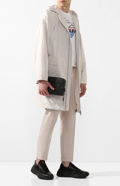 Комбинированные кроссовки america's cup PRADA, арт. 4E3494-6GW-F0002, фото 2