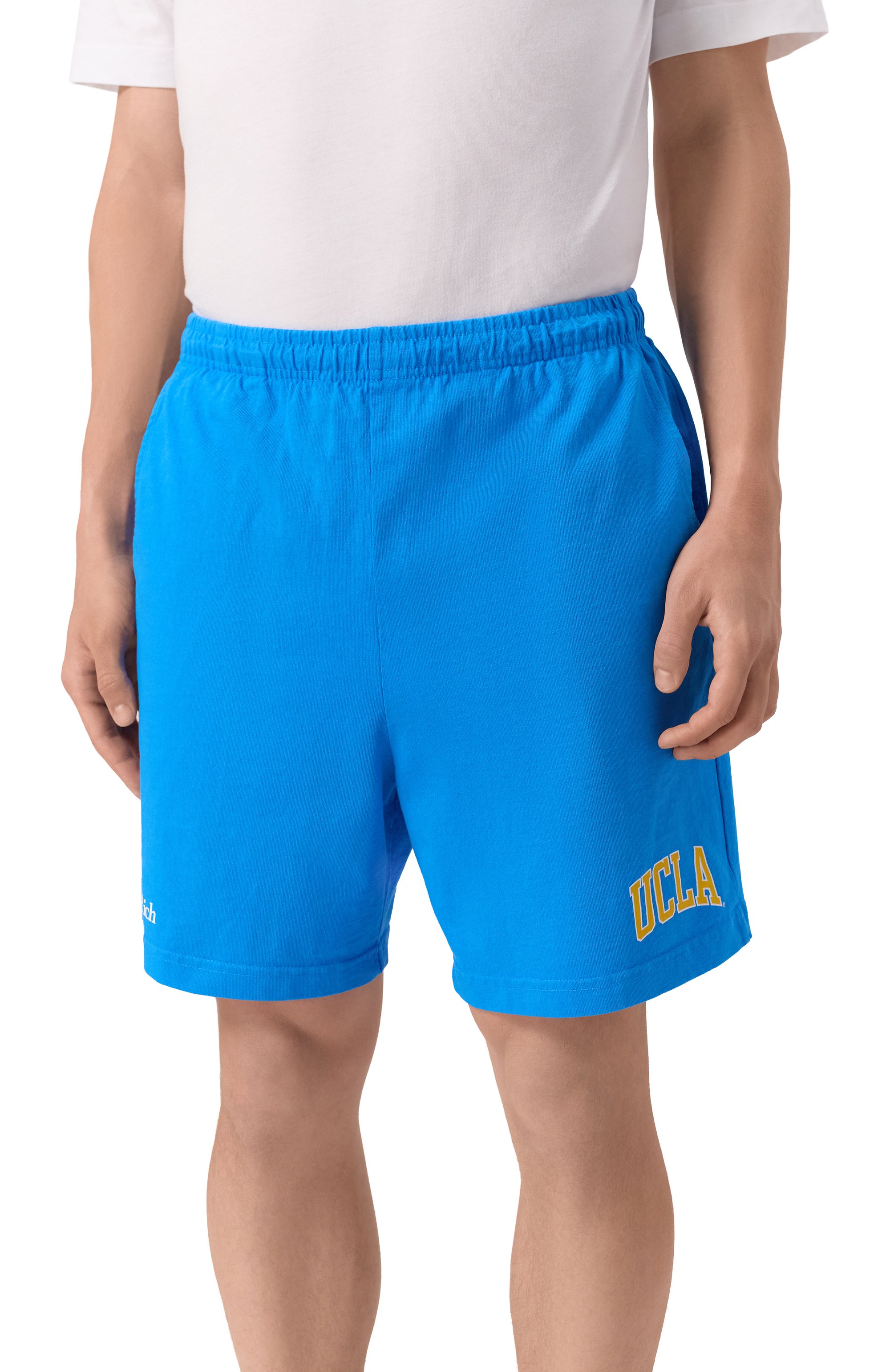 Хлопковые шорты sporty & rich x ucla SPORTY AND RICH, арт. SH039615637BL116, фото 3