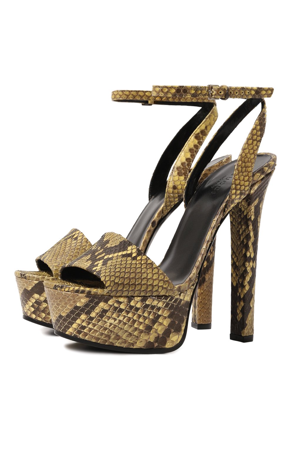 Босоножки из кожи питона GUCCI, арт. 371012 EKN00, фото 1