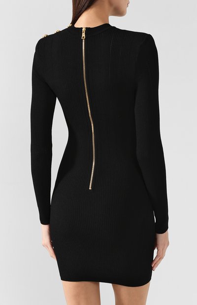 Платье из вискозы BALMAIN, арт. RF16647/K288, фото 4