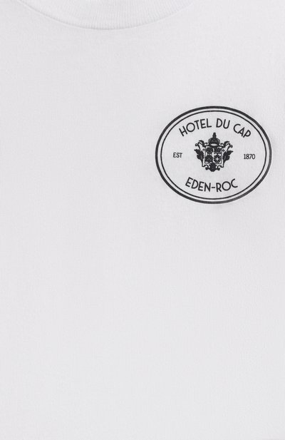 Хлопковая футболка SPORTY AND RICH, арт. T004860666WH50, фото 3