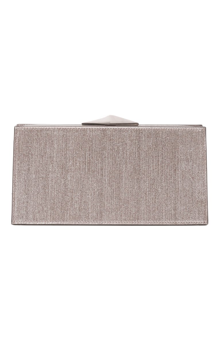 Женский клатч diamond cocktail JIMMY CHOO серебряного цвета, арт. DIAM0ND C0CKTAIL/S/DHD | Фото 6 (Размер: mini; Материал: Текстиль; Женское Кросс-КТ: Клатч-клатчи, Вечерняя сумка)