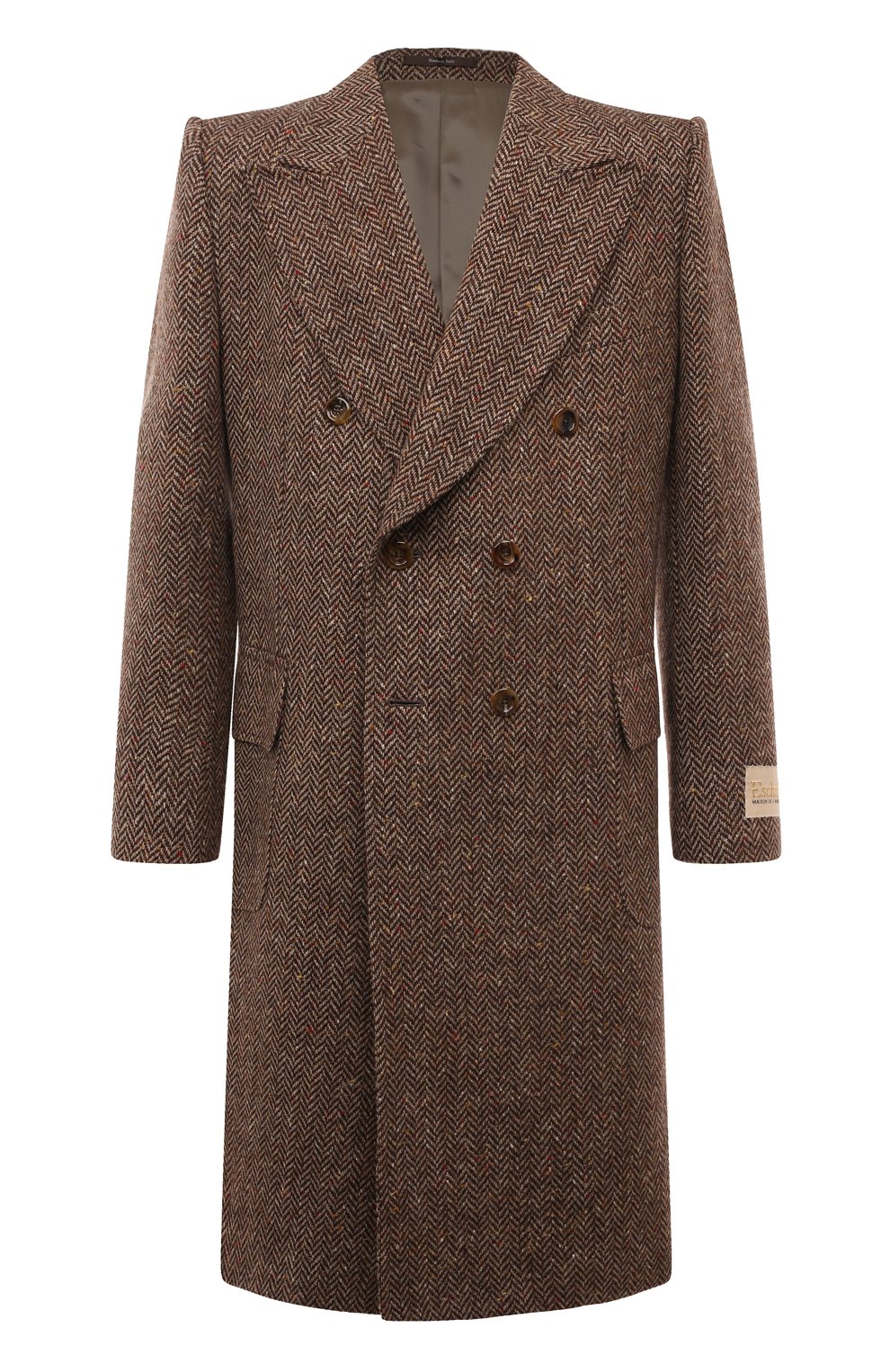 Пальто GUCCI коричневого цвета по цене 429120 руб., арт. 644450 ZAFUT, фото 1 Пальто GUCCI, арт. 644450 ZAFUT, фото 1