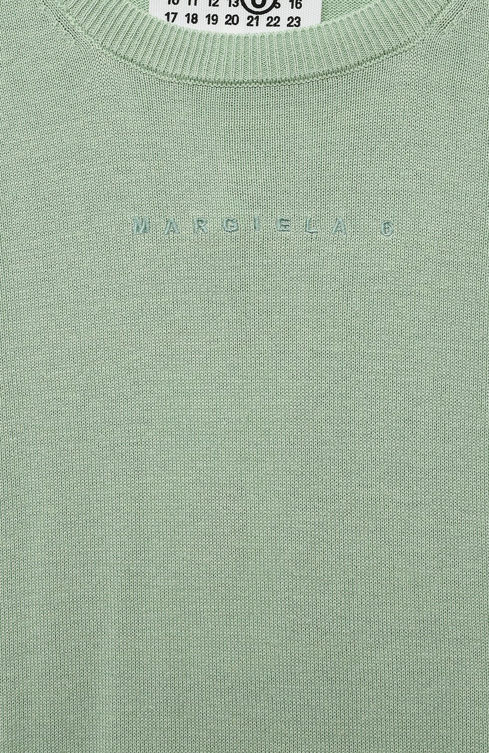 Пуловер из вискозы и хлопка MM6, арт. M60507/MM095, фото 3