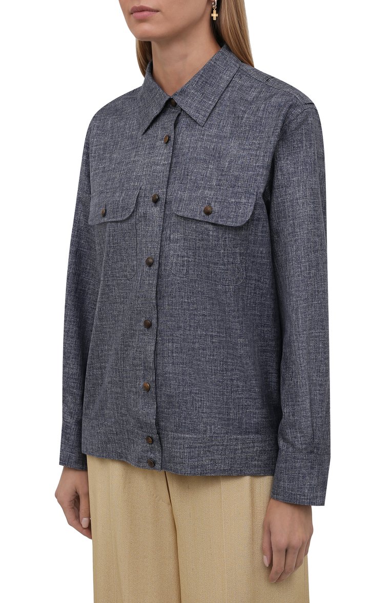 Шелковая рубашка GIORGIO ARMANI, арт. 1WHCC020/T02XE, фото 1