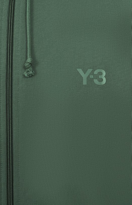 Хлопковая толстовка Y-3 JM7840 Зелёный  JM7840 Фото 6