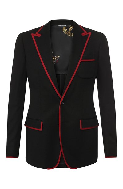 Пиджак из смеси вискозы и хлопка DOLCE & GABBANA, арт. G2M04T/FUGI2, фото 1