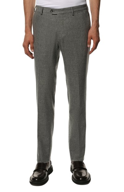 Брюки из шерсти и кашемира MARCO PESCAROLO, арт. SLIM80/ZIP/4629, фото 3