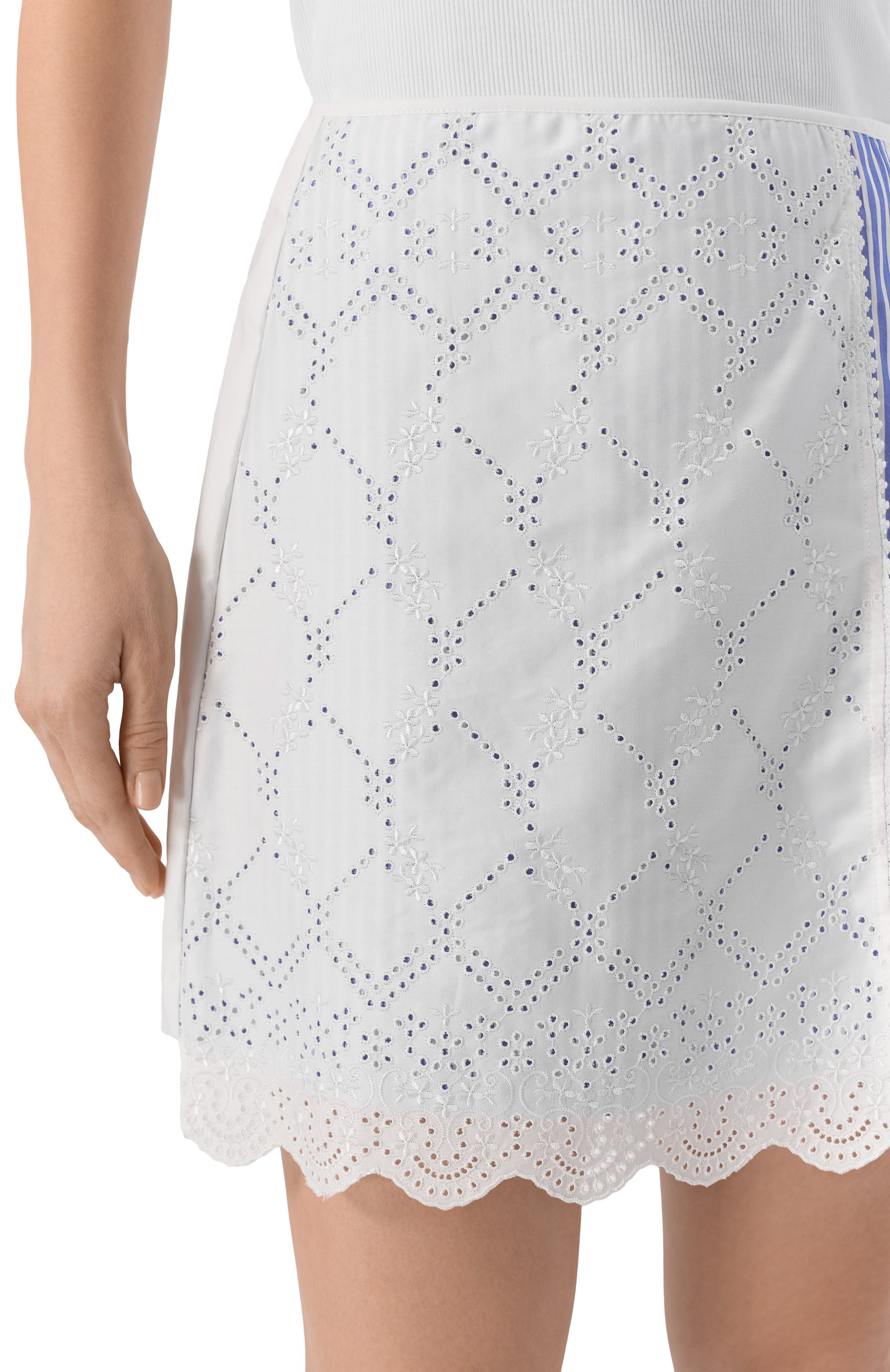 Хлопковая юбка MSGM, арт. 4041MDD15Y/267157, фото 5