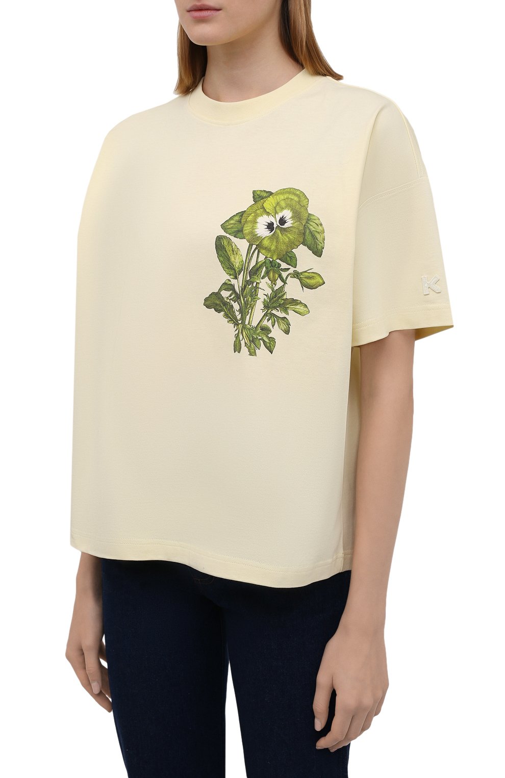 Хлопковая футболка KENZO, арт. FB62TS6944SB, фото 3