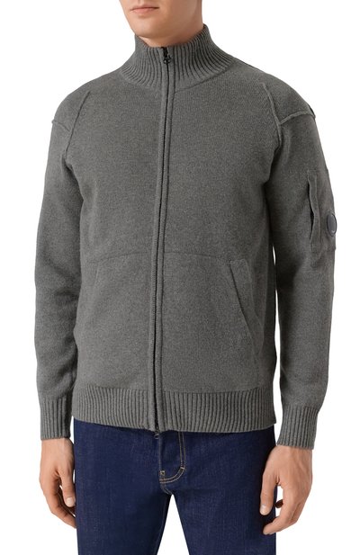 Шерстяной кардиган C.P. COMPANY, арт. 19CMKN708A110149A, фото 3