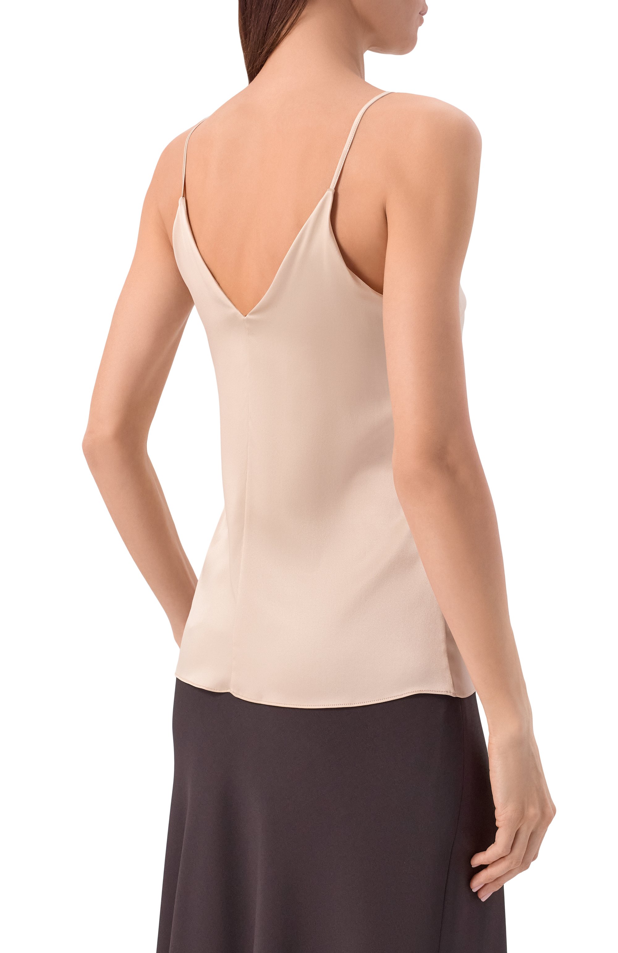 Атласный топ BRUNELLO CUCINELLI, арт. MPC59BD802, фото 4