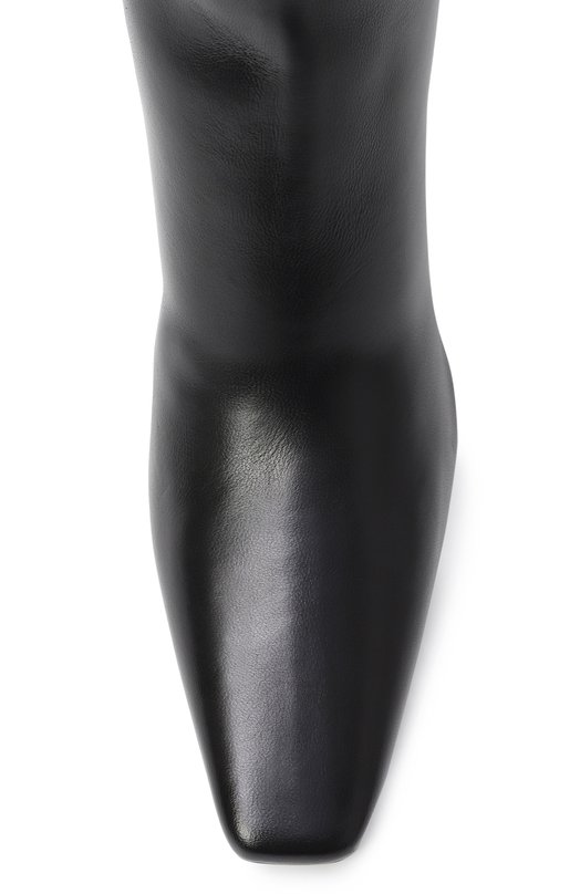 Кожаные сапоги Jill 75 Saint Laurent 839749/AAE6W Чёрный  839749/AAE6W Фото 6