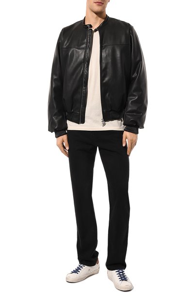 Кожаные кеды super-star GOLDEN GOOSE DELUXE BRAND белого цвета по цене 52700 руб., арт. GMF00102.F004793, фото 2 Кожаные кеды super-star GOLDEN GOOSE DELUXE BRAND, арт. GMF00102.F004793, фото 2