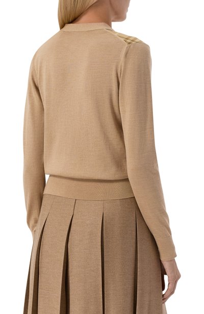 Кардиган из шерсти и шелка BURBERRY, арт. 8128351, фото 4
