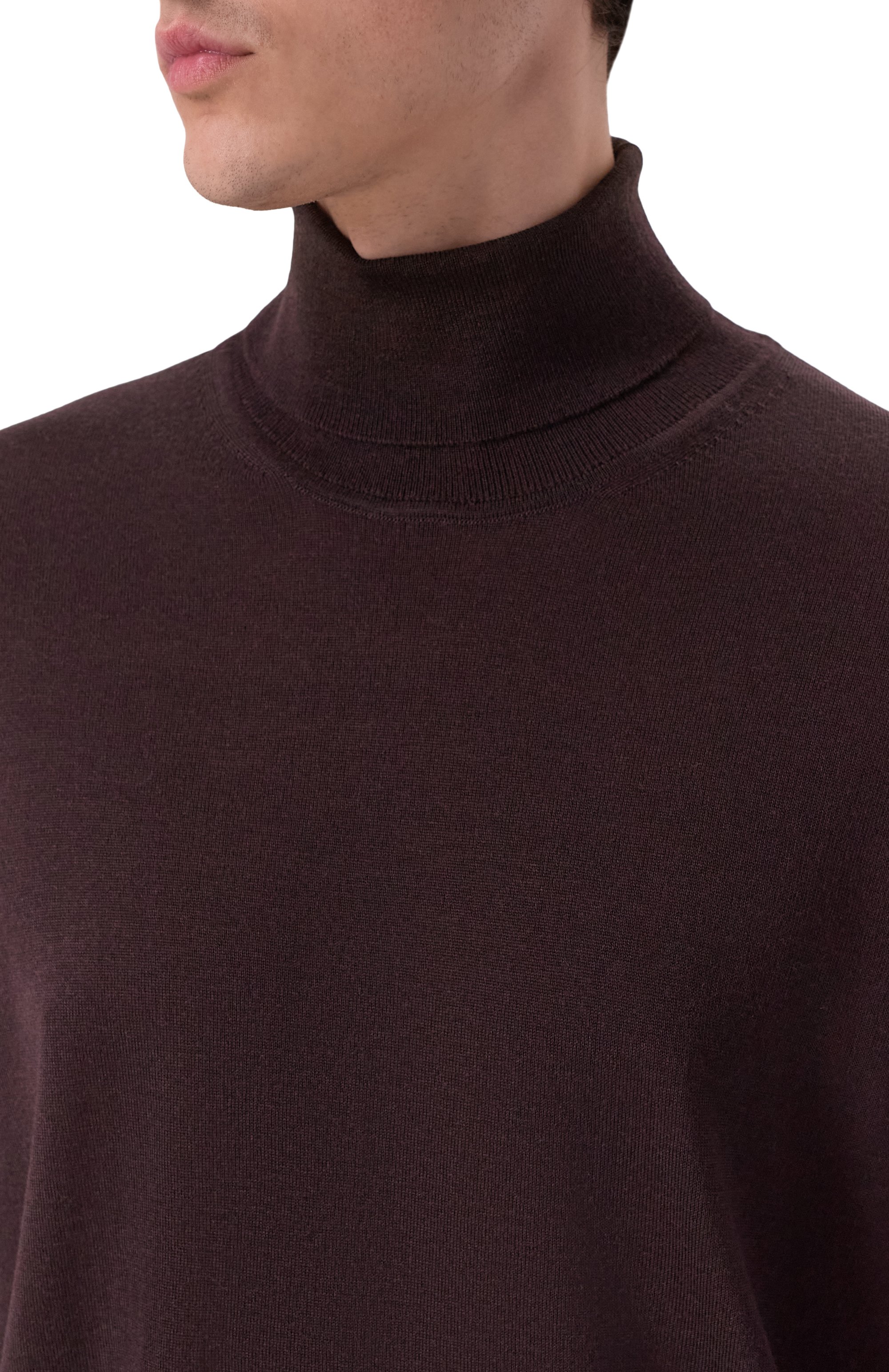 Шерстяная водолазка BOSS, арт. 50468262, фото 5