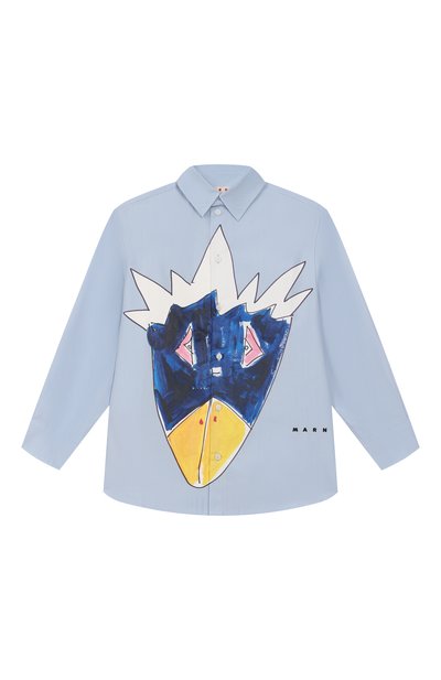 Хлопковая рубашка MARNI, арт. M01580/M00UW