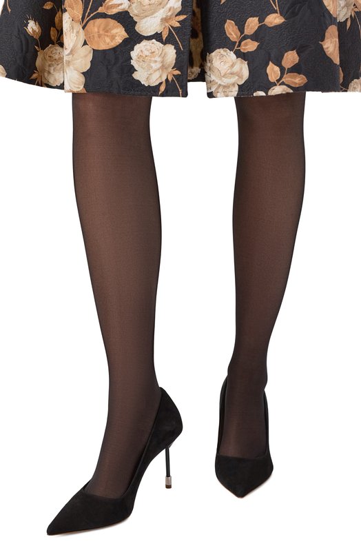 Замшевые туфли Decollete Piercing 75 Rubeus Milano DEC0LLETE PIERCING 75/SUEDE Чёрный  DEC0LLETE PIERCING 75/SUEDE Фото 2