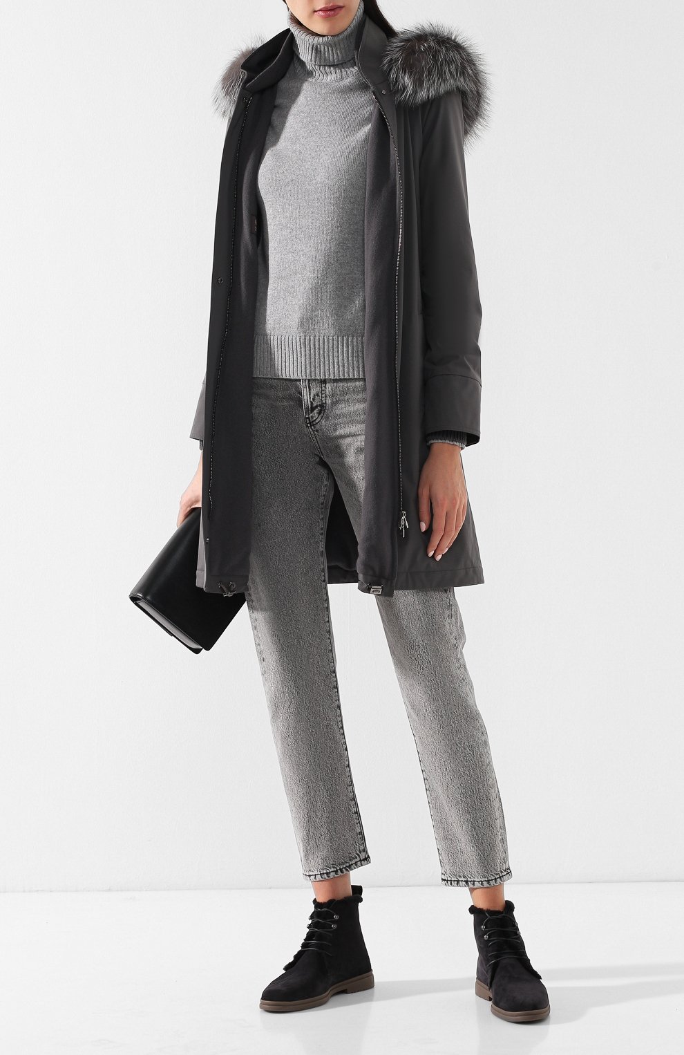 Парка с меховой отделкой LORO PIANA, арт. FAE5502, фото 2