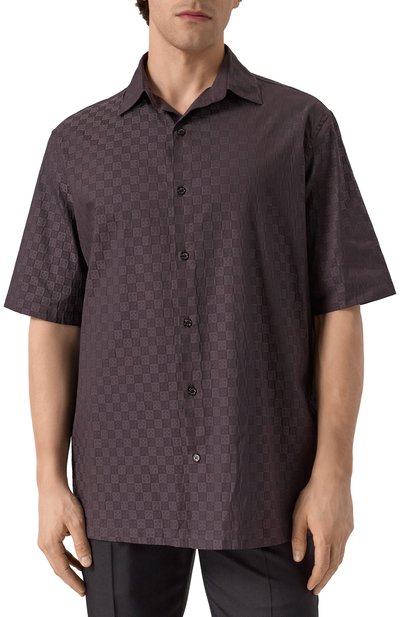 Хлопковая рубашка OFF-WHITE, арт. 0MGG013S25FAB004, фото 3