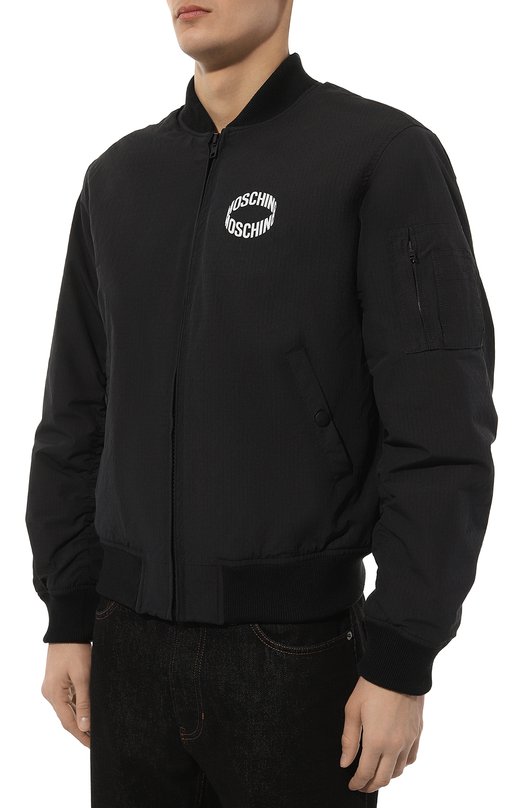 Бомбер Moschino Чёрный, фото 3