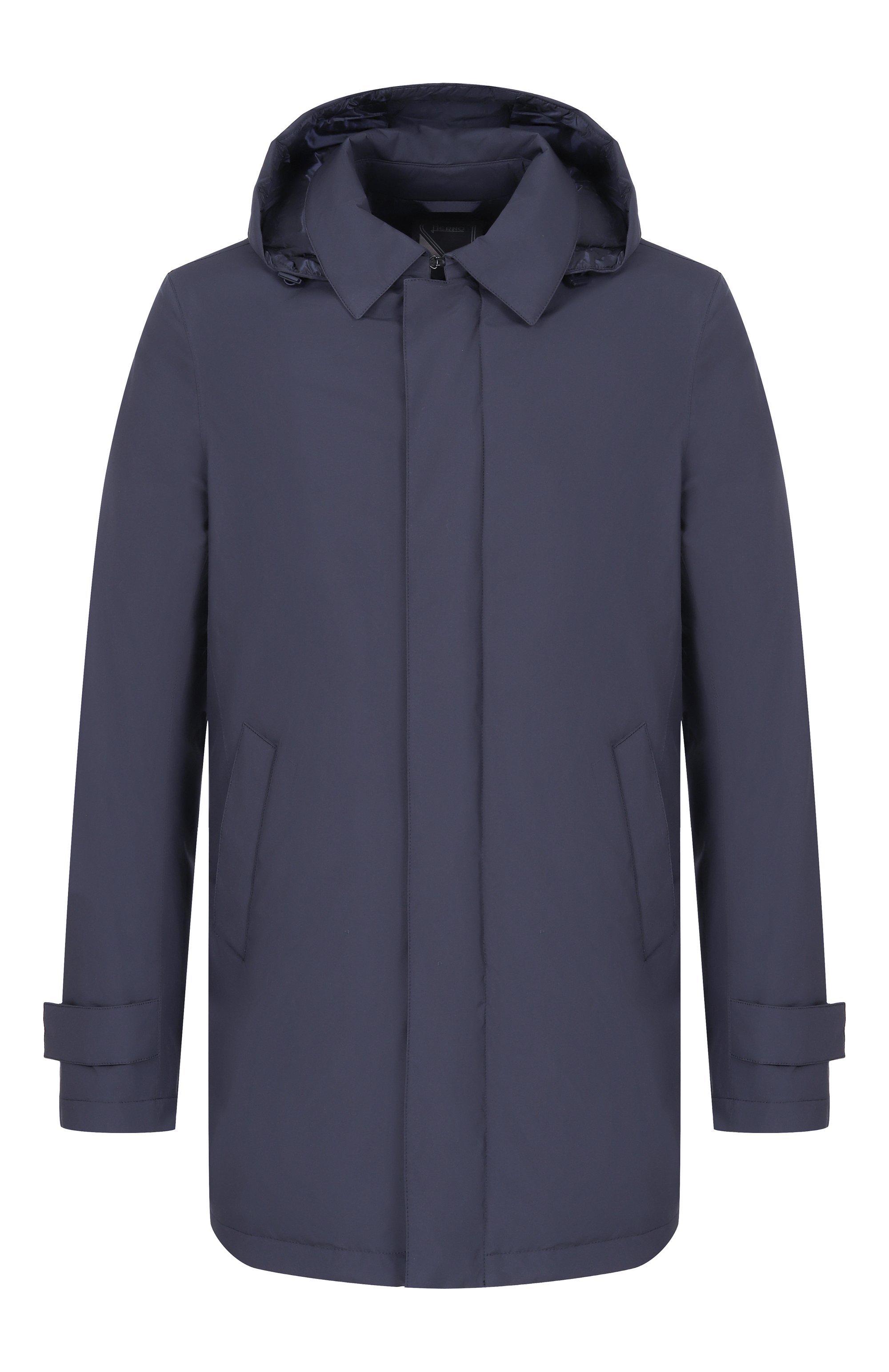 Пуховая куртка HERNO темно-синего цвета по цене 110500 руб., арт. PI001242U/12840, фото 1 Пуховая куртка HERNO, арт. PI001242U/12840, фото 1