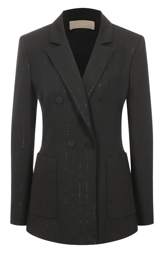 Жакет из вискозы Elie Saab J0137NP25/CD019 Чёрный J0137NP25/CD019