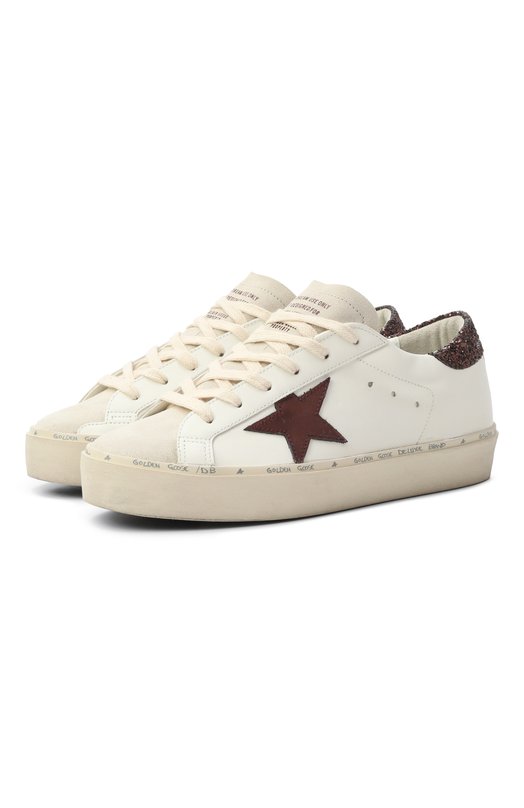 Комбинированные кеды Hi Star Golden Goose Deluxe Brand GWF00118.F007526 Белый GWF00118.F007526