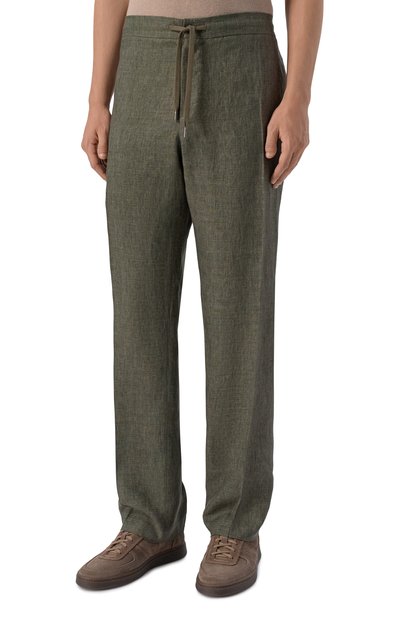 Льняные брюки CAPOBIANCO, арт. 20M811.LL00., фото 3